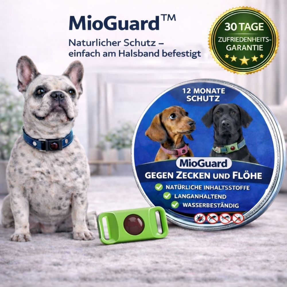 MioGuard™ – Schutz vor Zecken, Flöhen & Mücken für deinen Hund
