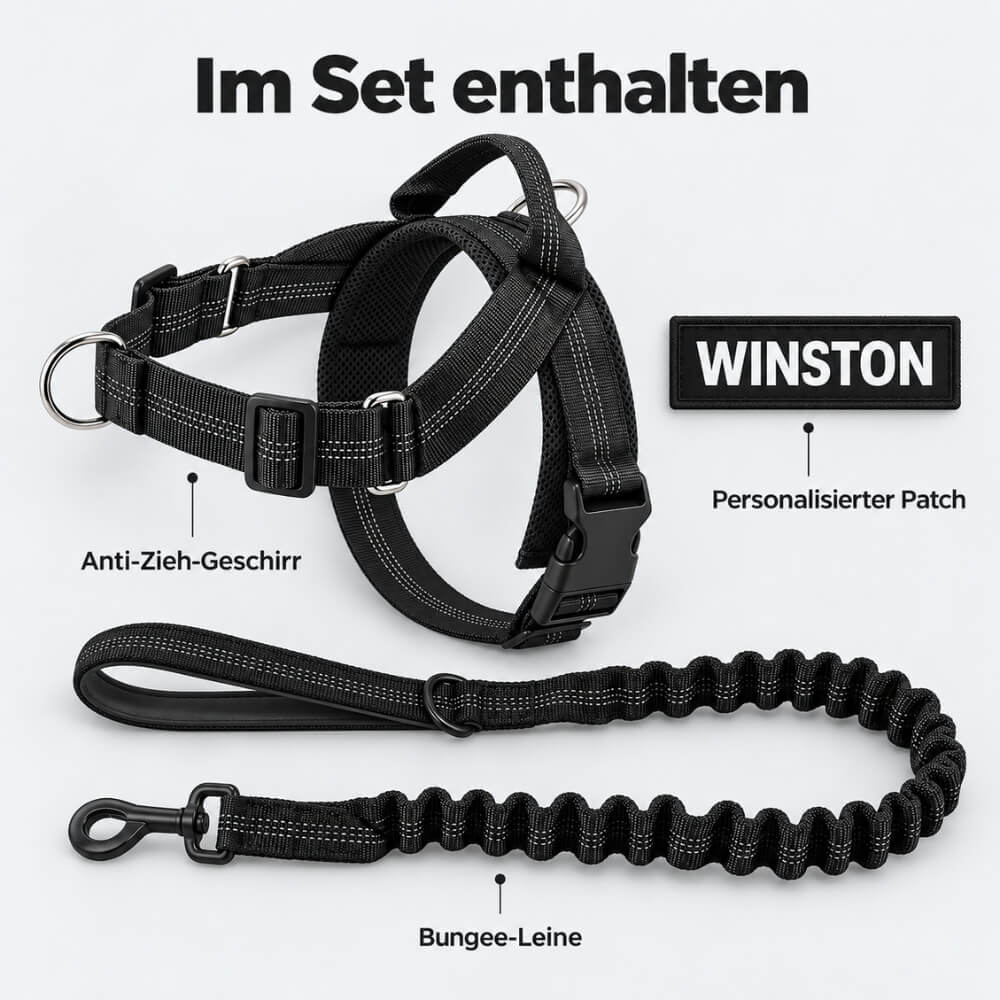 MioPaw™ Personal – Anti-Zieh-Geschirr-Set