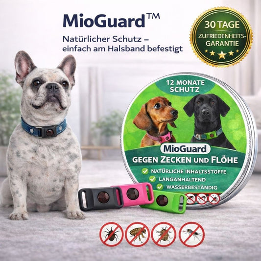 MioGuard™ – Schutz vor Zecken, Flöhen & Mücken für deinen Hund